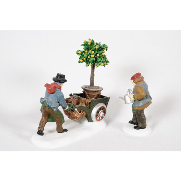 Department 56 Master Gardeners Set of 2 Dickens Village Accessory #58458 w/ Box - Picture 4 of 7